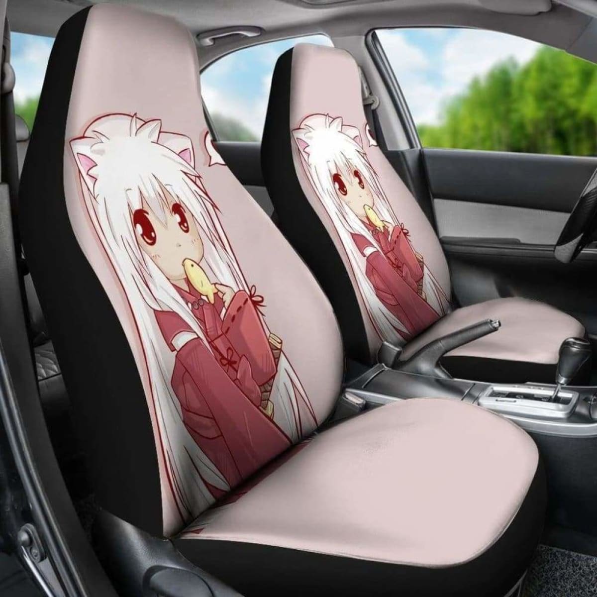 Inuyasha Car Seat Covers 4 Universal Fit 051012