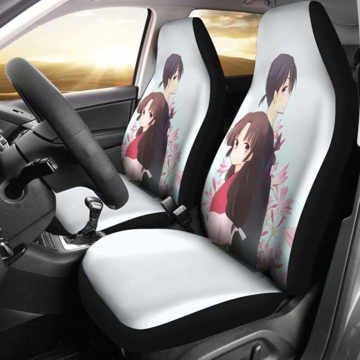 Inuyasha Car Seat Covers 2 Universal Fit 051012