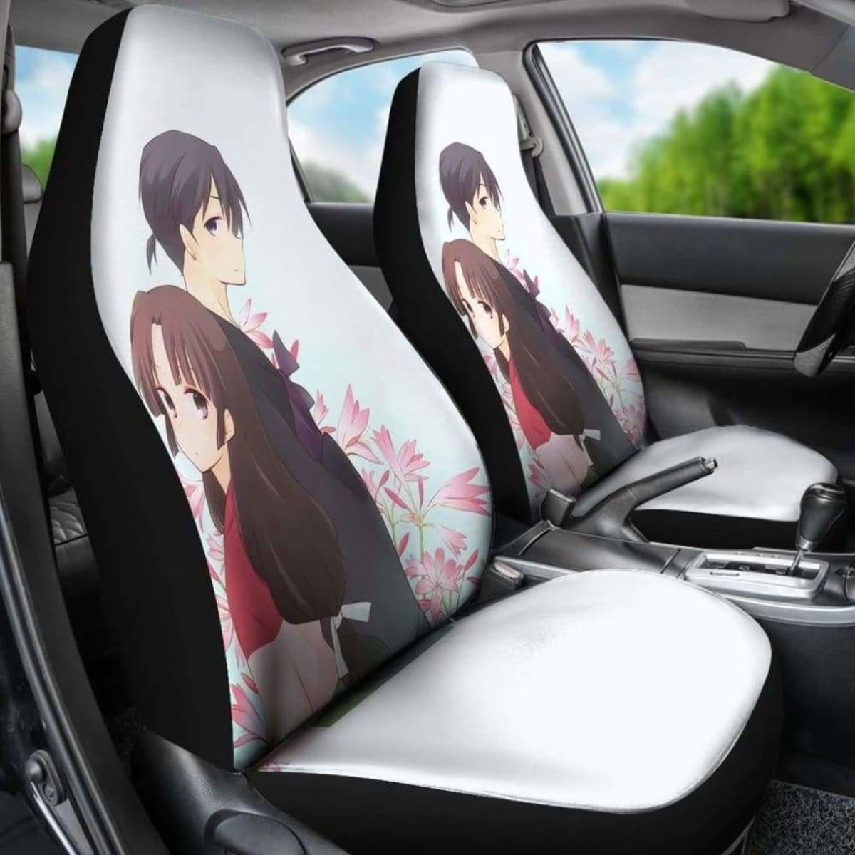 Inuyasha Car Seat Covers 2 Universal Fit 051012
