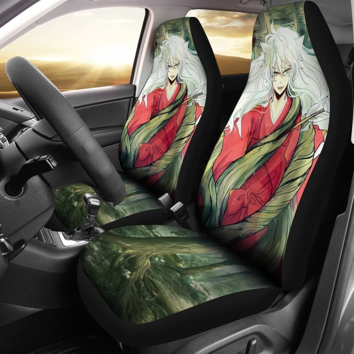 Inuyasha On The Tree Car Seat Covers Lt03 Universal Fit 225721