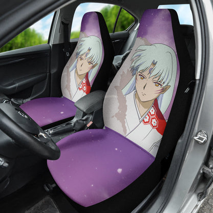 Inuyasha Sesshomaru Anime Purple Background Car Seat Covers 210302