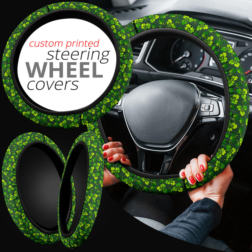 Irish Patrich Day Premium Car Steering Wheel Cover