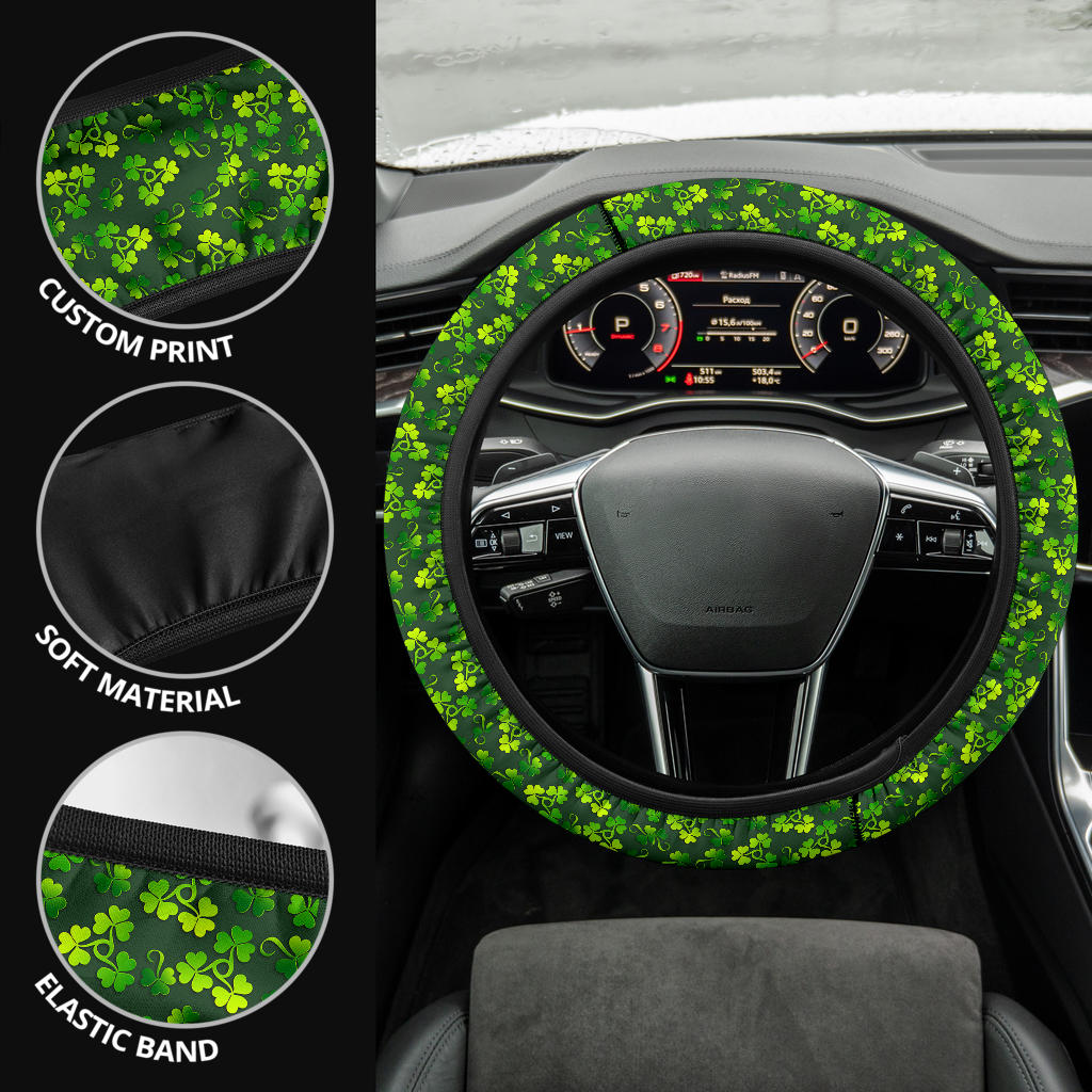 Irish Patrich Day Premium Car Steering Wheel Cover