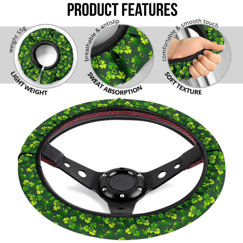 Irish Patrich Day Premium Car Steering Wheel Cover