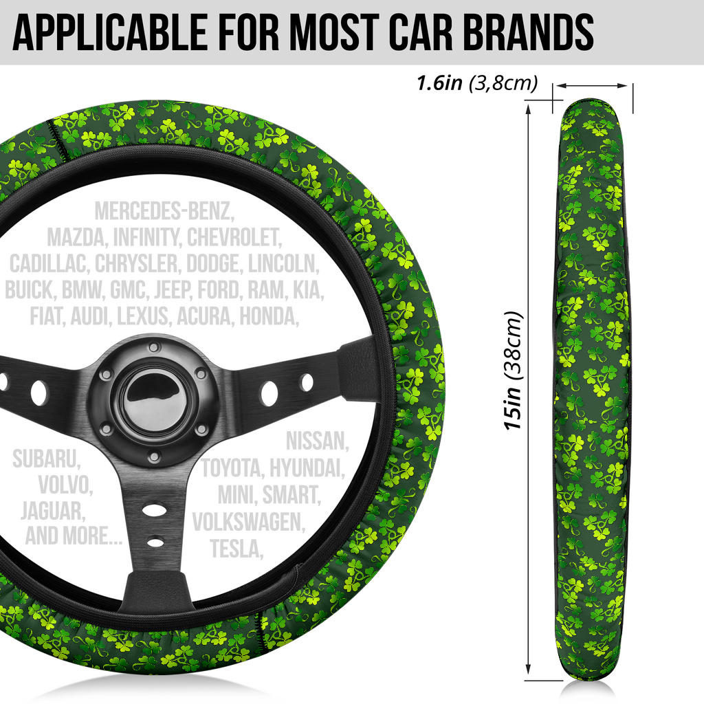 Irish Patrich Day Premium Car Steering Wheel Cover