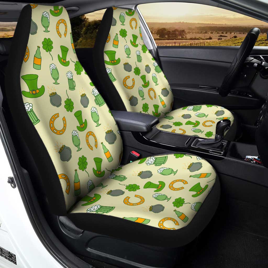Irish Pattern Car Seat Covers Custom Design For Car Seats