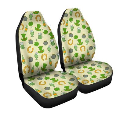 Irish Pattern Car Seat Covers Custom Design For Car Seats