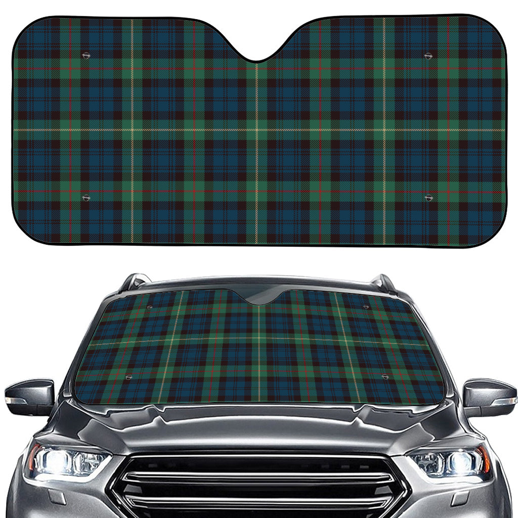 Irish Tartan Pattern Print Car Windshield Sun Shade