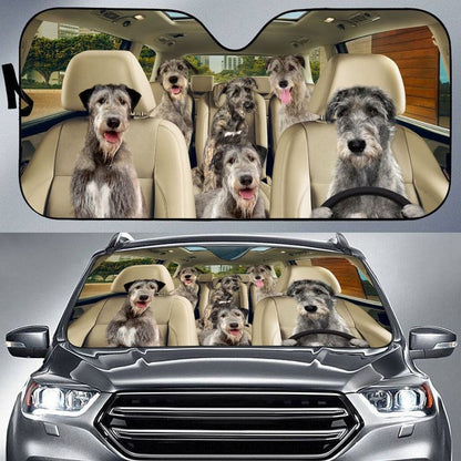 Irish Wolfhound All Over Printed 3D Sun Shade