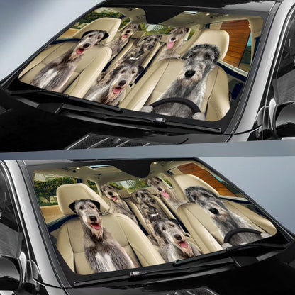 Irish Wolfhound All Over Printed 3D Sun Shade