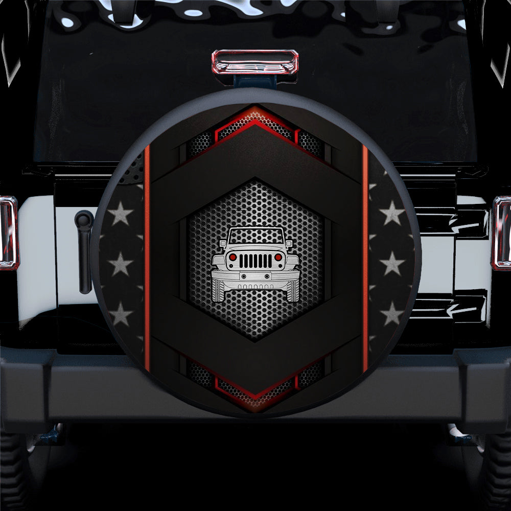 Iron Jeep Star Style Premium Car Spare Tire Cover