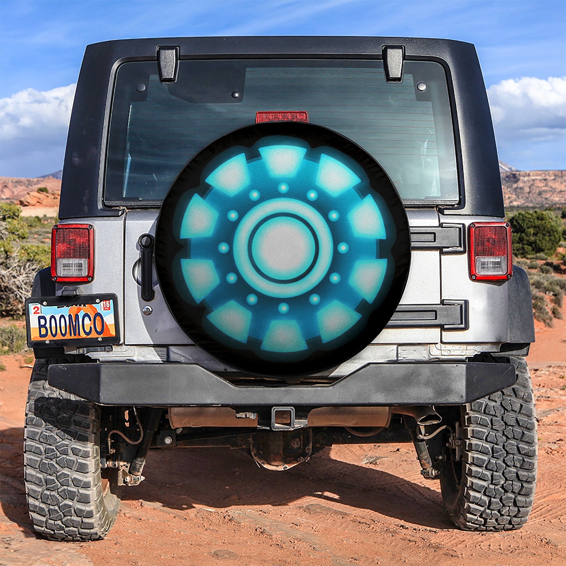 Iron Man Arc Reactor Jeep Car Spare Tire Cover