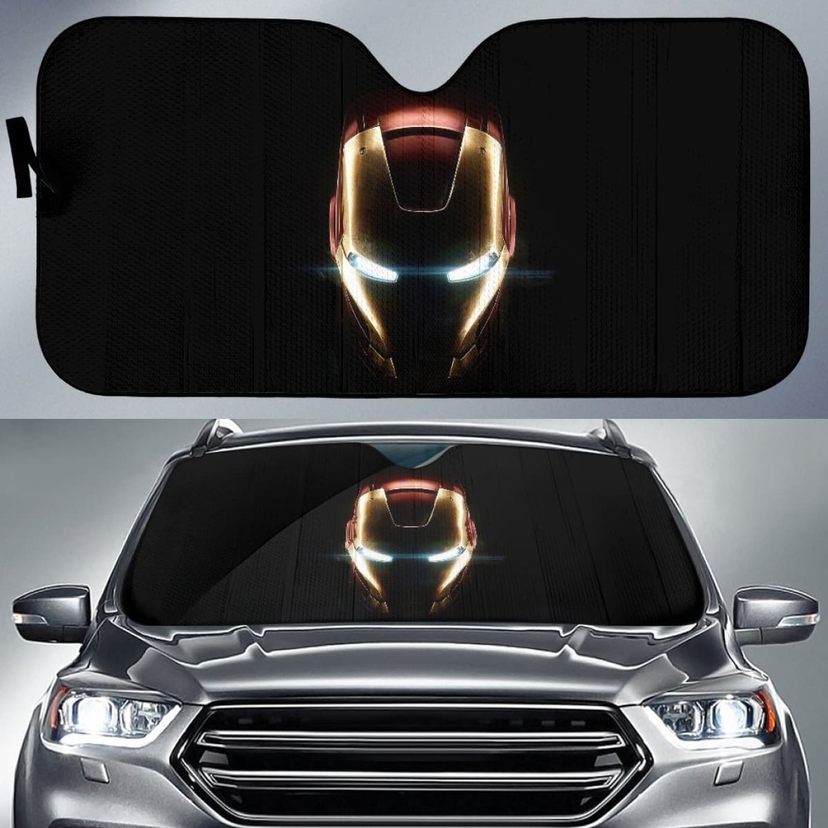 Iron Man Auto Sun Shade Fan Gift Idea Universal Fit 174503