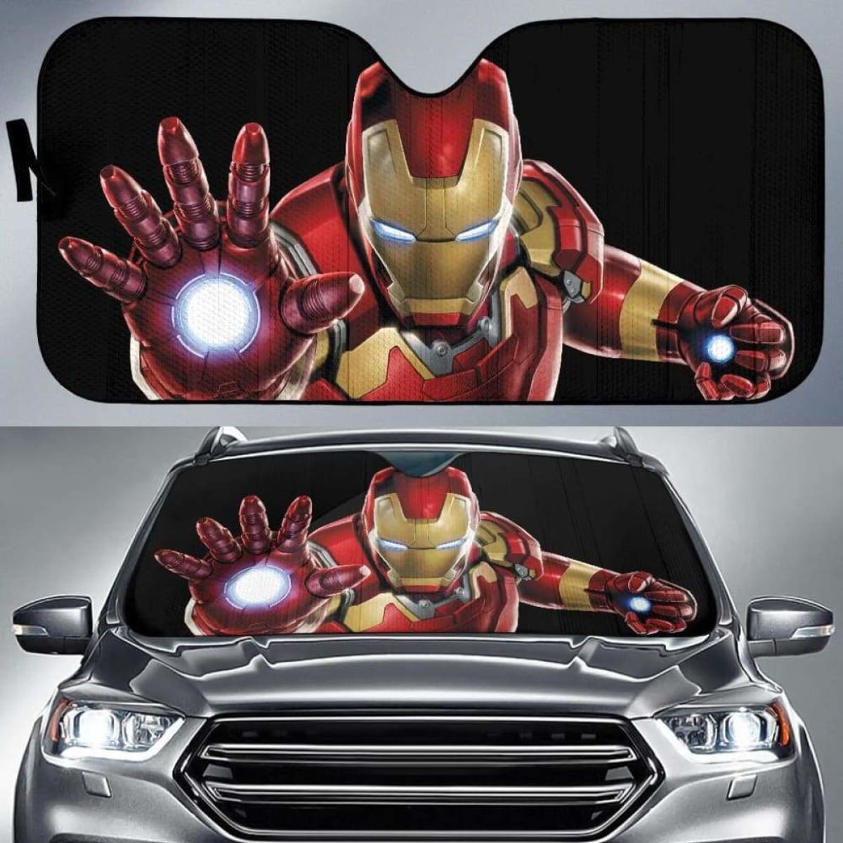 Iron Man Car Auto Sun Shade 211626 Universal Fit
