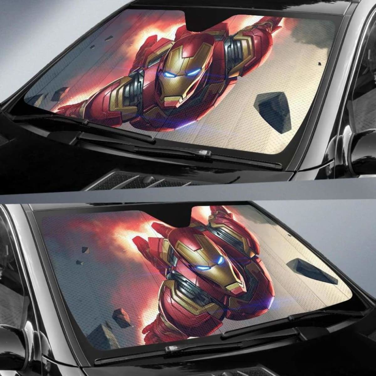 Iron Man Car Auto Sun Shade 211626 Universal Fit