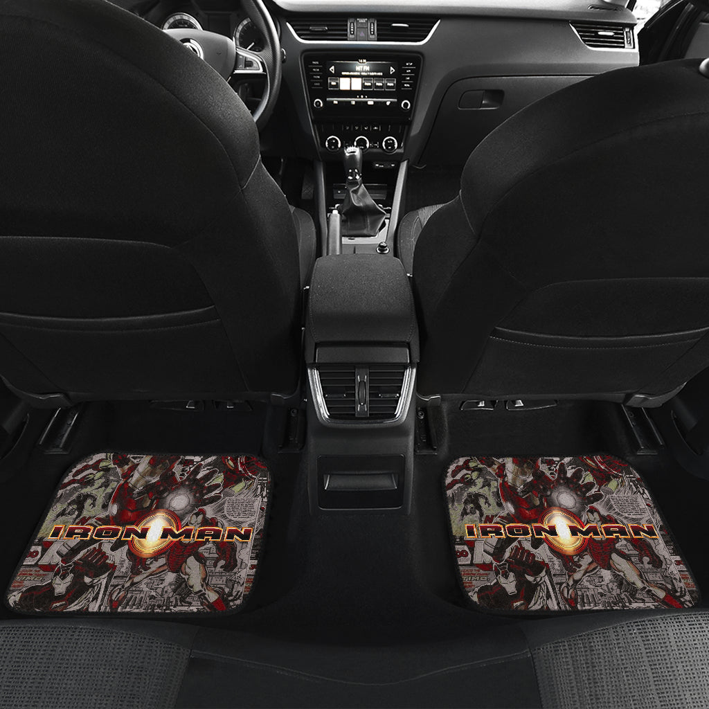 Iron Man Car Floor Mats Custom For Fans Ci221227-07