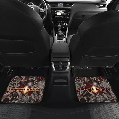 Iron Man Car Floor Mats Custom For Fans Ci221227-07