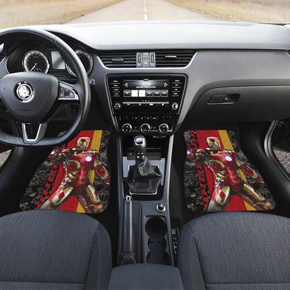 Iron Man Car Floor Mats Custom For Fans Ci221227-06