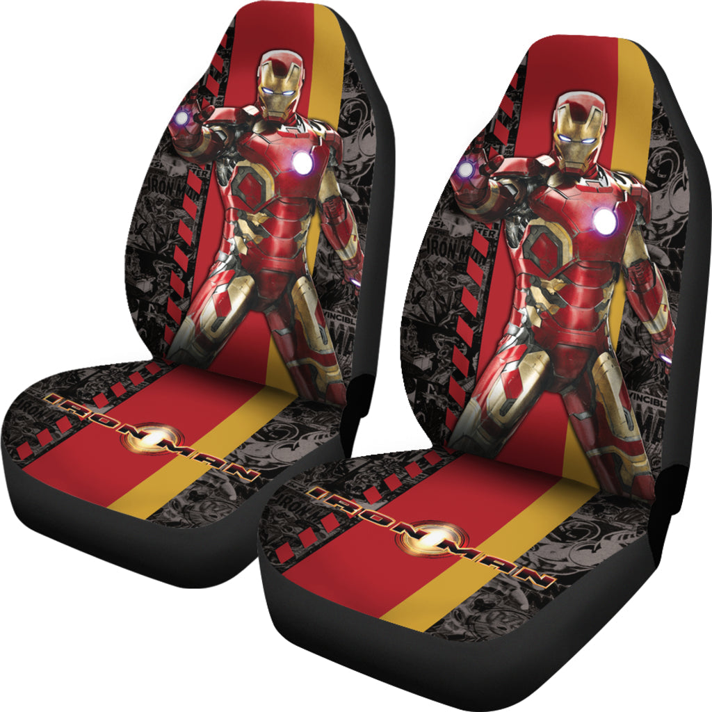 Iron Man Car Seat Covers Custom For Fans Ci221227-05