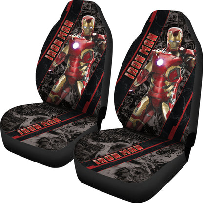 Iron Man Car Seat Covers Custom For Fans Ci221227-03