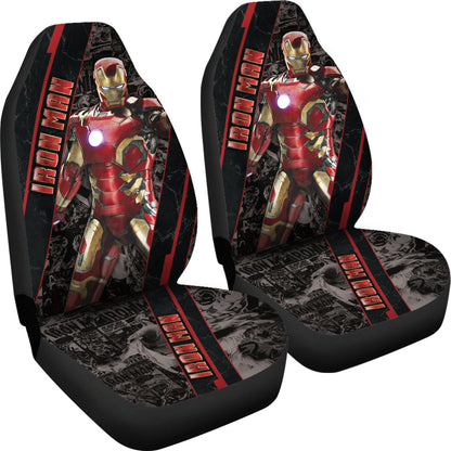Iron Man Car Seat Covers Custom For Fans Ci221227-03