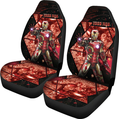 Iron Man Car Seat Covers Custom For Fans Ci221227-02