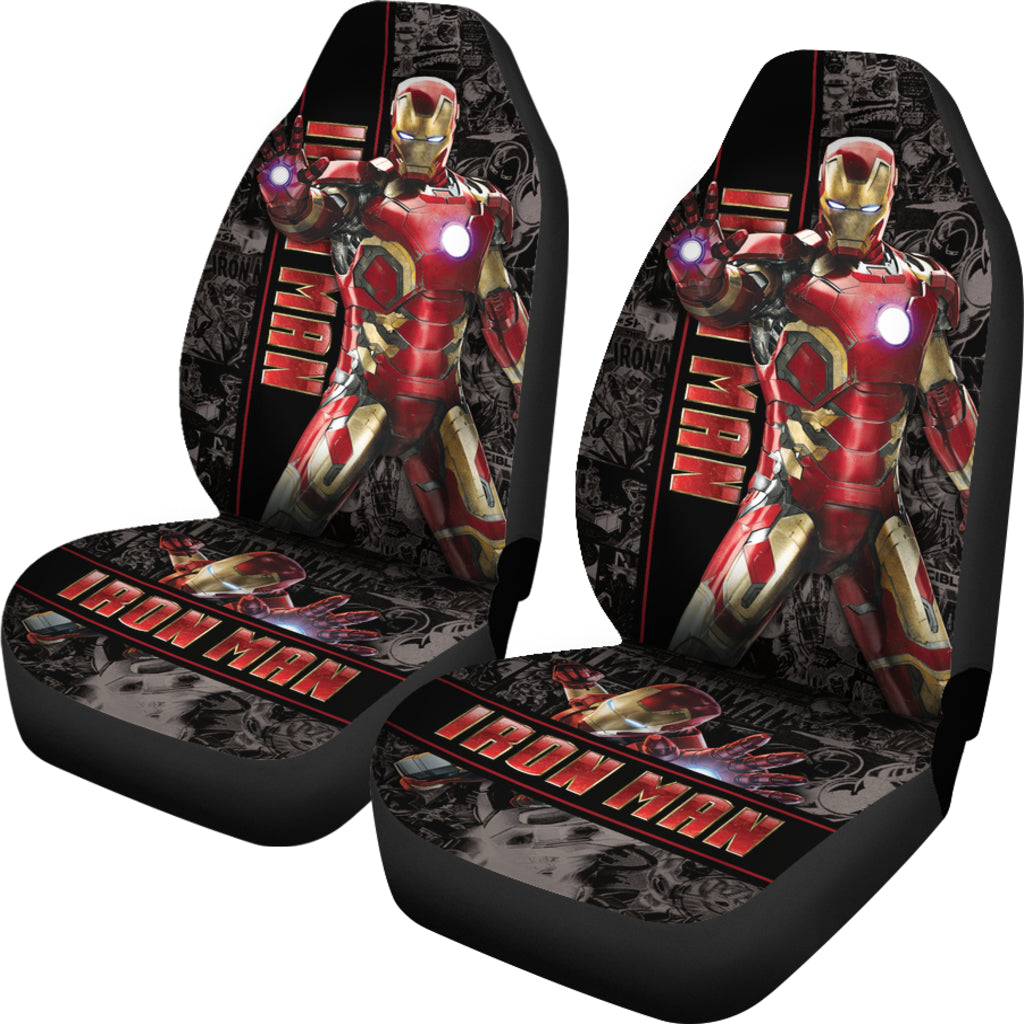 Iron Man Car Seat Covers Custom For Fans Ci221227-01