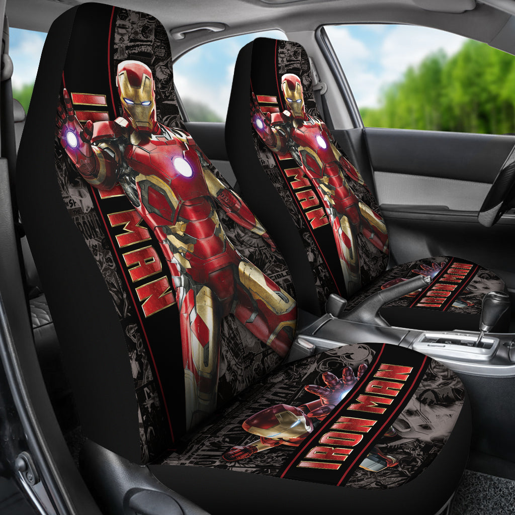 Iron Man Car Seat Covers Custom For Fans Ci221227-01