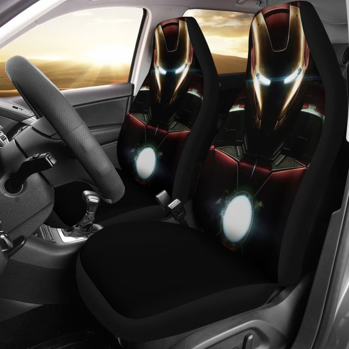 Iron Man Car Seat Covers For Fan Universal Fit 225721