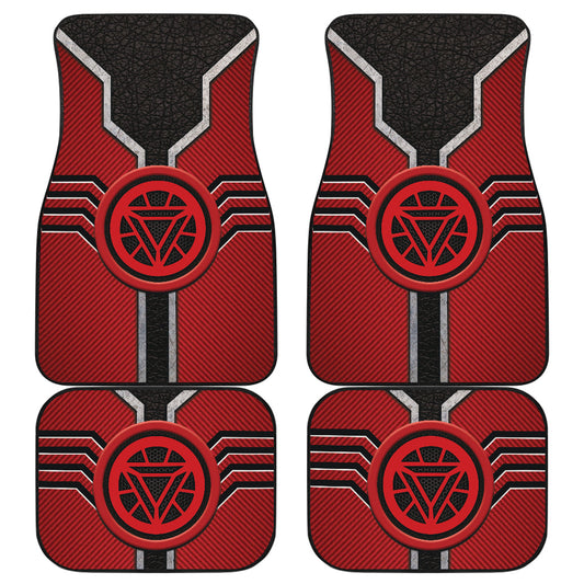 Iron Man Logo Car Floor Mats Custom For Fans Ci230111-08a