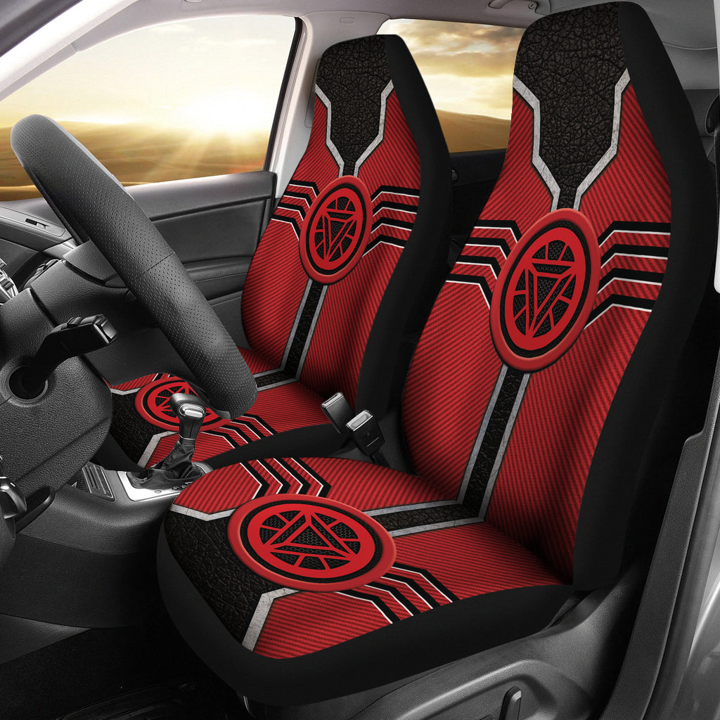 Iron Man Logo Car Seat Covers Custom For Fans Ci230106-08