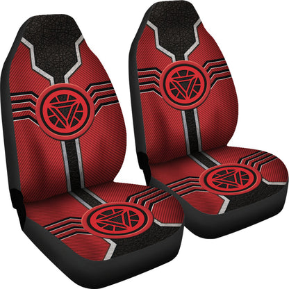 Iron Man Logo Car Seat Covers Custom For Fans Ci230106-08