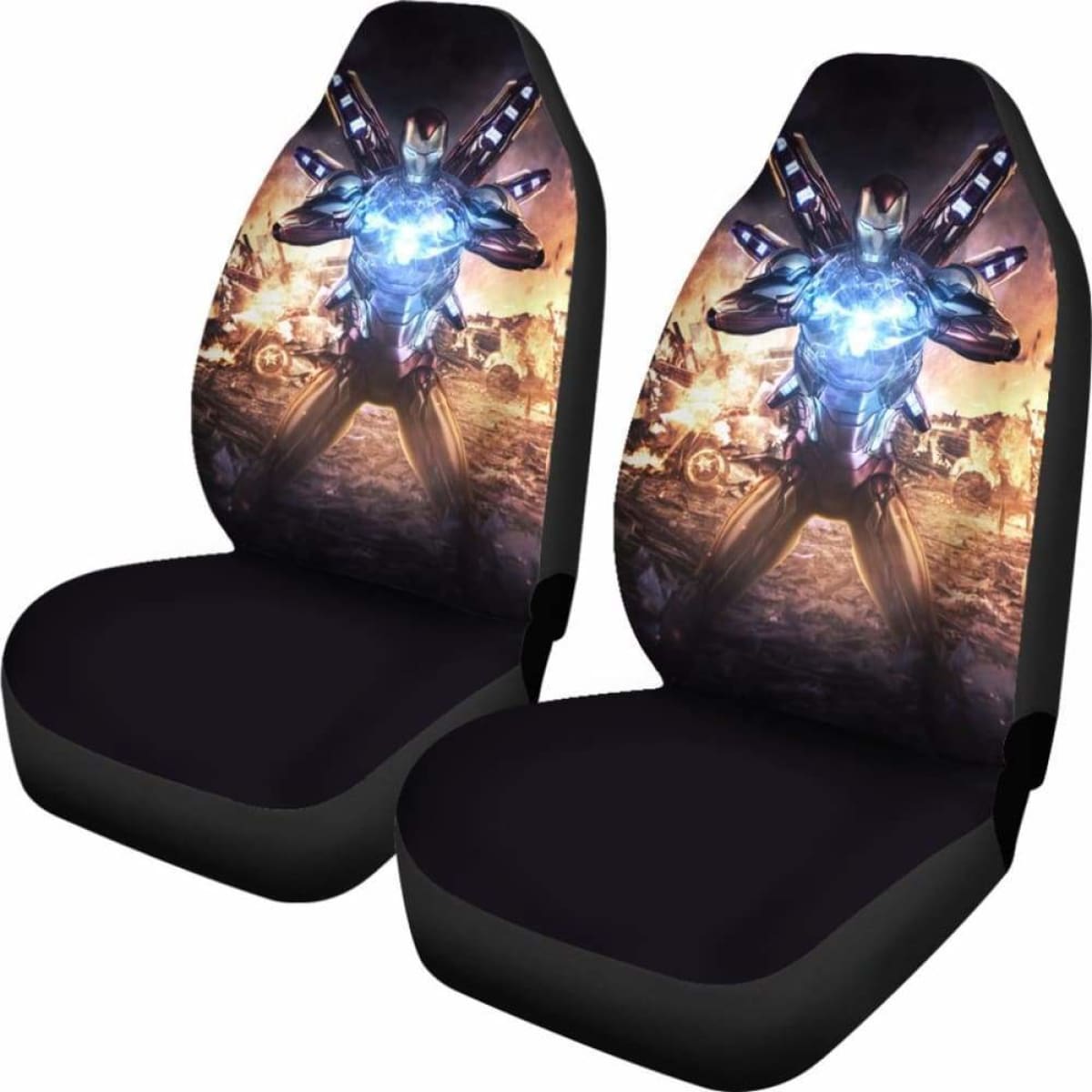 Iron Man Mark 50 Car Seat Covers Universal Fit 051012