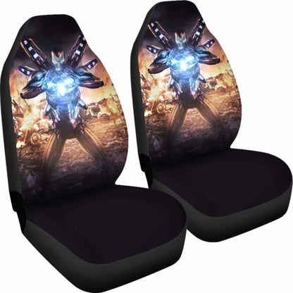 Iron Man Mark 50 Car Seat Covers Universal Fit 051012