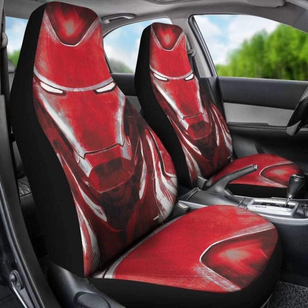 Iron Man Red Suit Car Seat Covers Universal Fit 051012