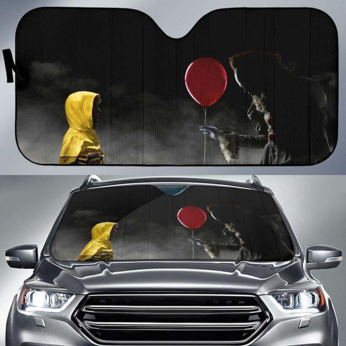 It Horror Auto Sun Shades 918b Universal Fit