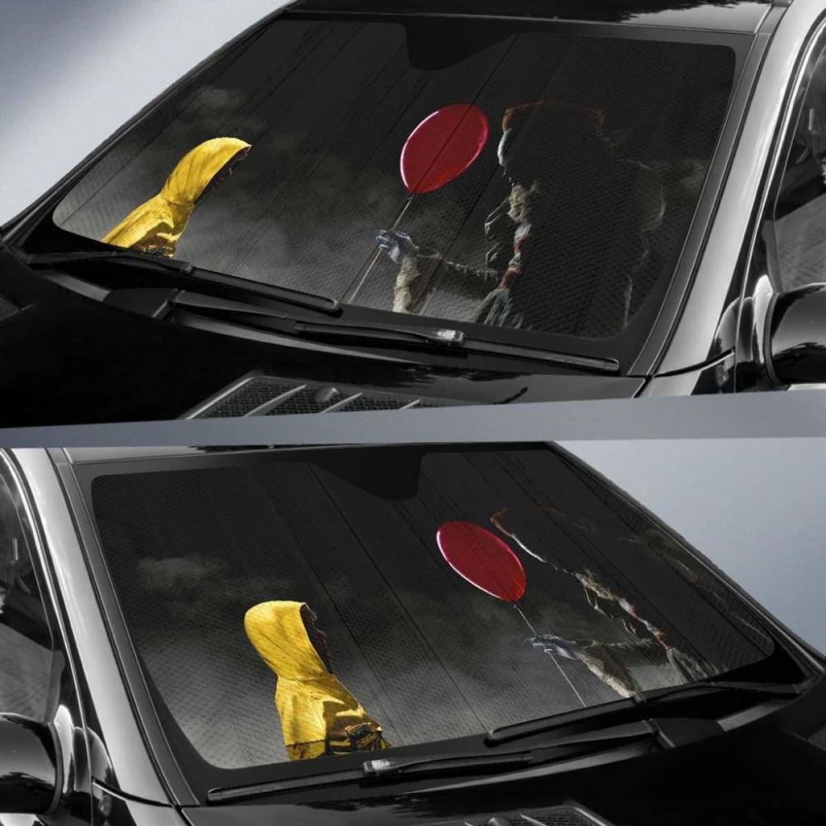 It Horror Auto Sun Shades 918b Universal Fit