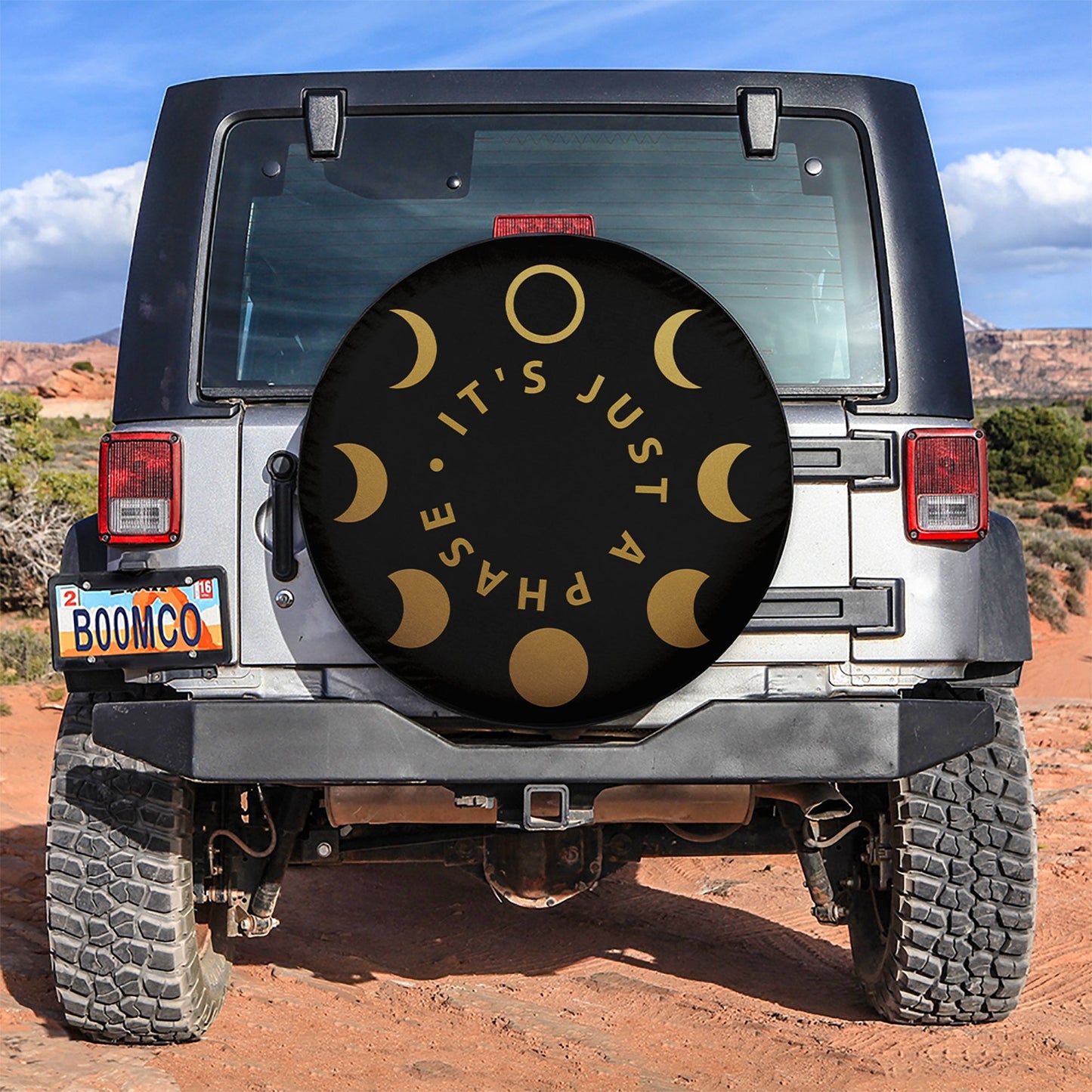 It'S Just A Phase Jeep Car Spare Tire Cover