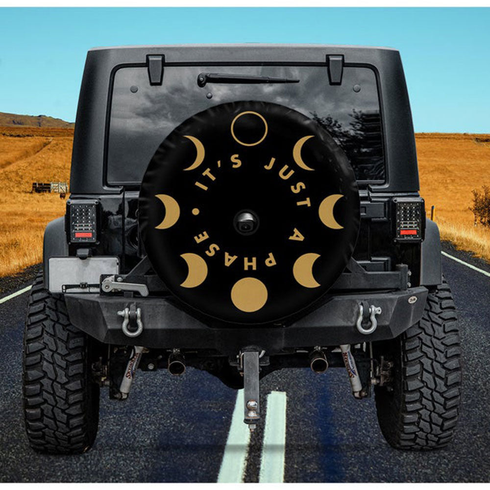 It'S Just A Phase Jeep Car Spare Tire Cover