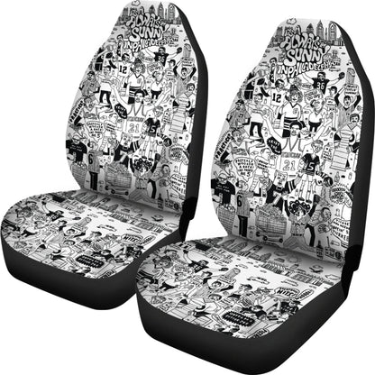 It's Always Sunny In Philadelphia Doodle Car Seat Covers Car Accessories Ci220701-02