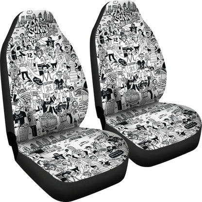 It's Always Sunny In Philadelphia Doodle Car Seat Covers Car Accessories Ci220701-02