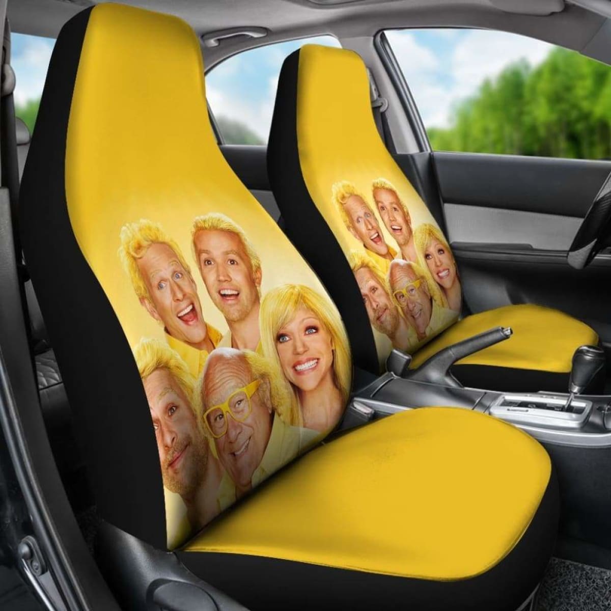 It's Always Sunny In Philadelphia Yellow Seat Cover 101719 Universal Fit