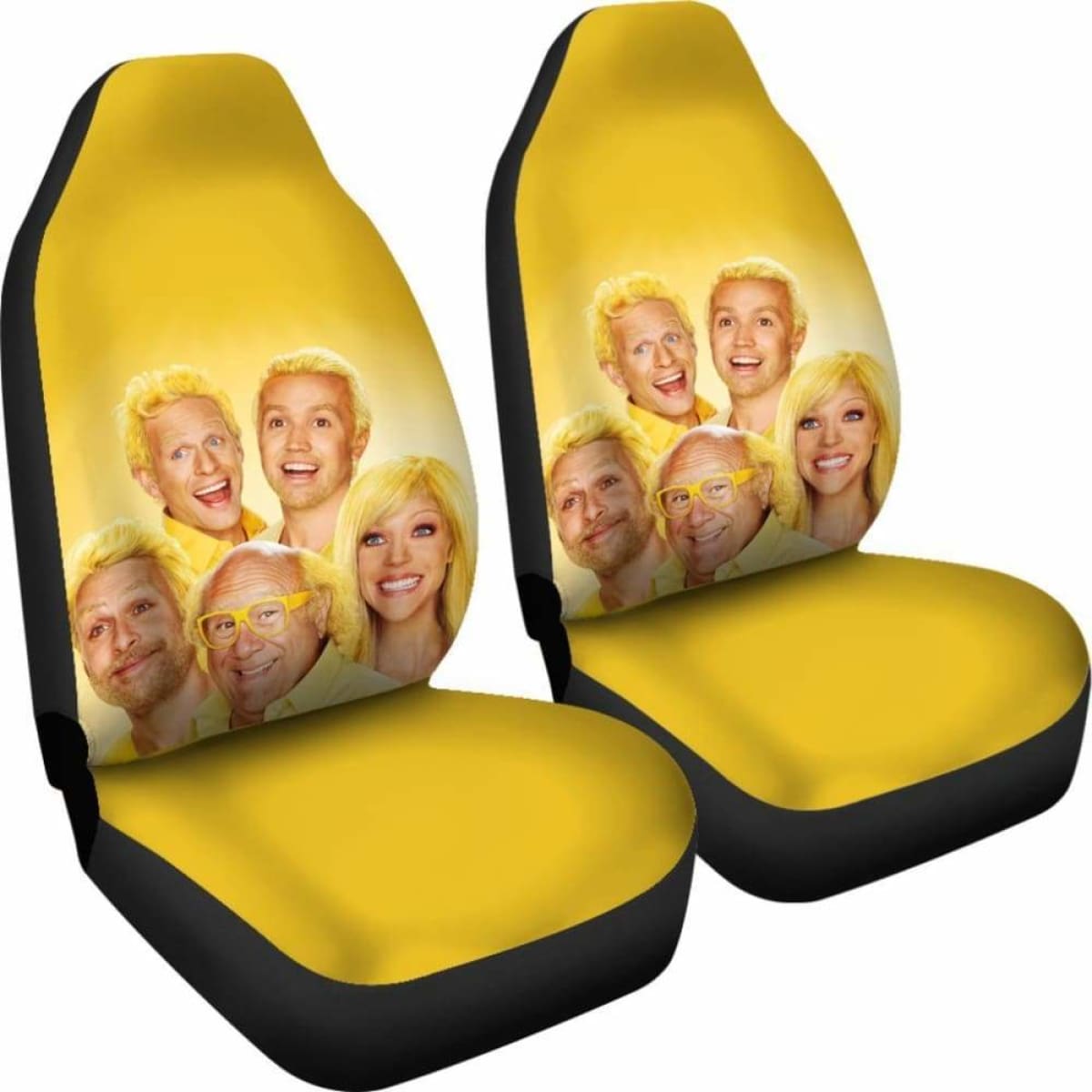 It's Always Sunny In Philadelphia Yellow Seat Cover 101719 Universal Fit