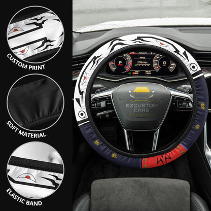 Itadori Sukuna Mode Anime Steering Wheel Cover Jujutsu Kaisen Custom Anime Car Accessories