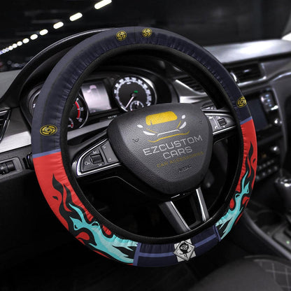 Itadori Yuji Anime Steering Wheel Cover Jujutsu Kaisen Custom Anime Car Accessories