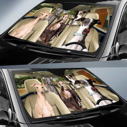 Italian Greyhound All Over Printed 3D Sun Shade