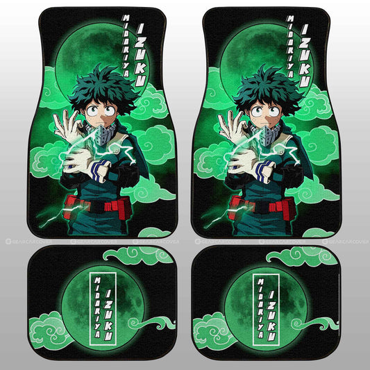Izuku Midoriya Car Floor Mats Custom Anime My Hero Academia Car Interior Accessories