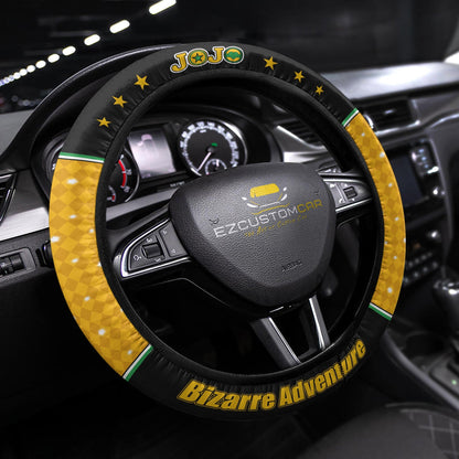 JJBA Anime Steering Wheel Cover - Universal Fit (15 Inch)