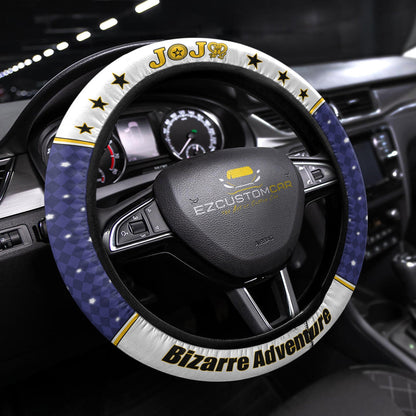 JJBA Anime Steering Wheel Cover - Universal Fit (15 Inch)