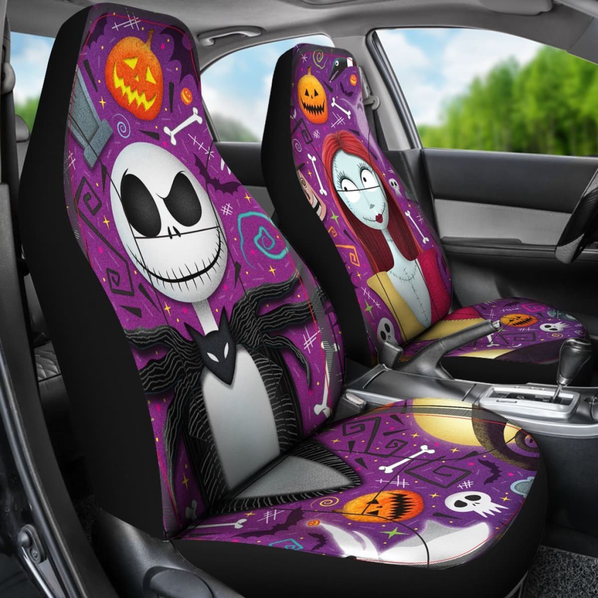 Jack And Sally Car Seat Cover  111130